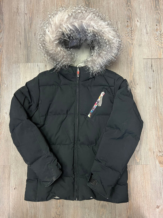 Black  Spyder Winter Jacket, 10Y