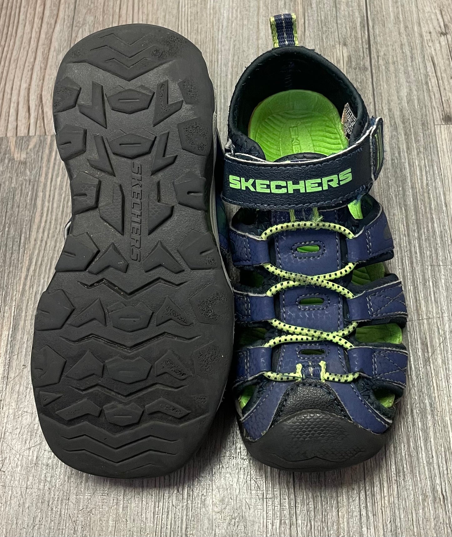 Navy  Skechers Sandals, 11Y