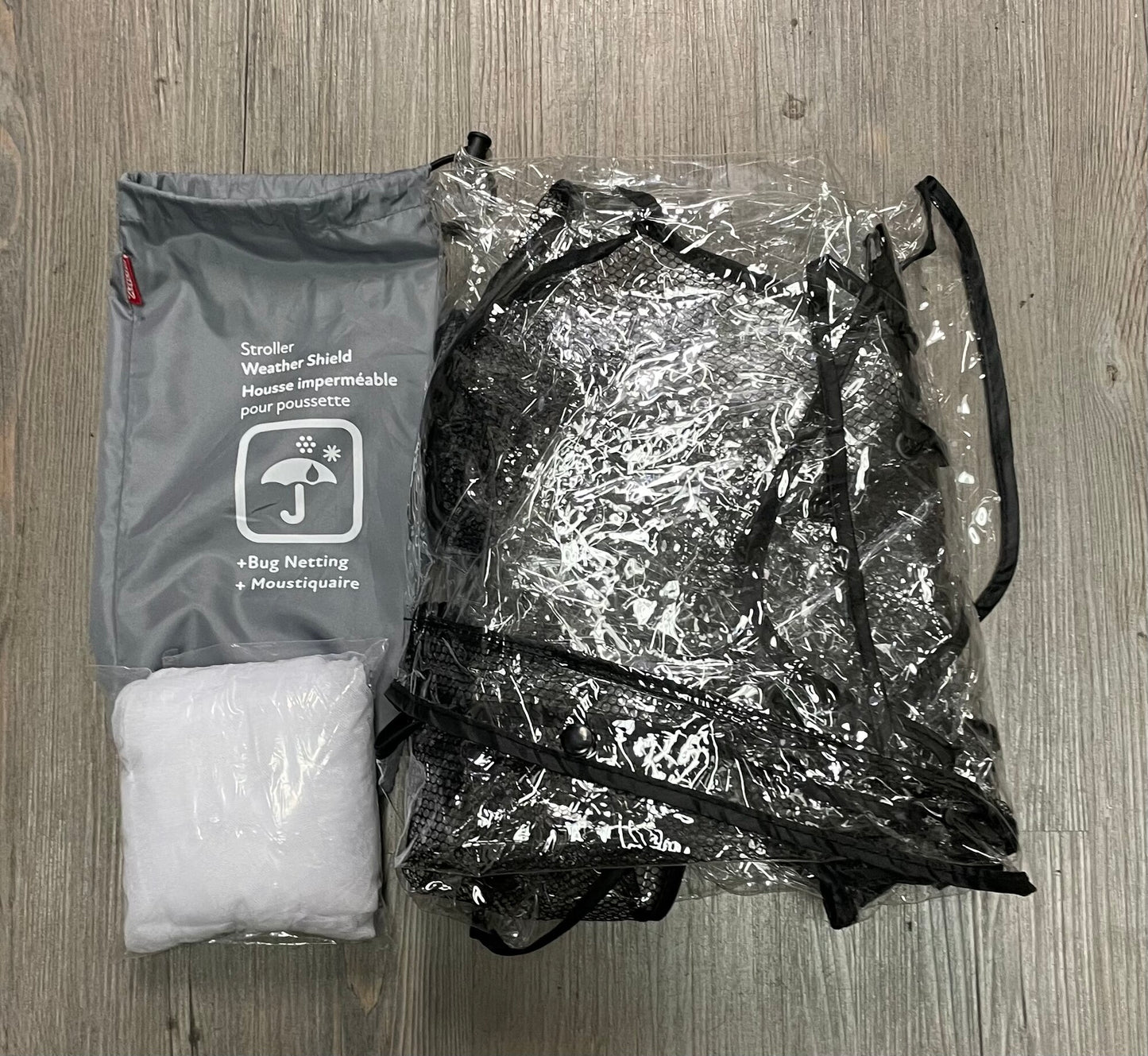 Clear  Nuby Rain Cover Set, Pre-owned