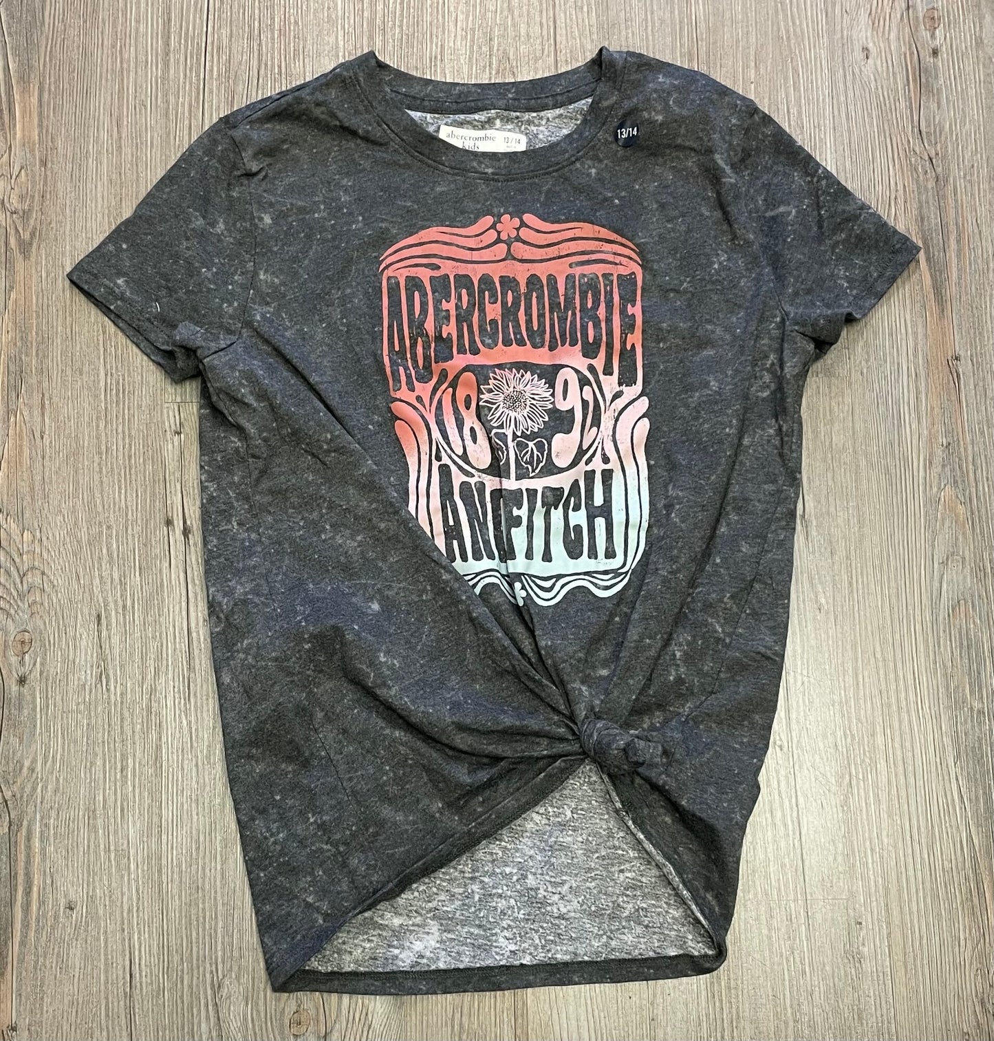Grey  Abercrombie Tee, 13-14Y