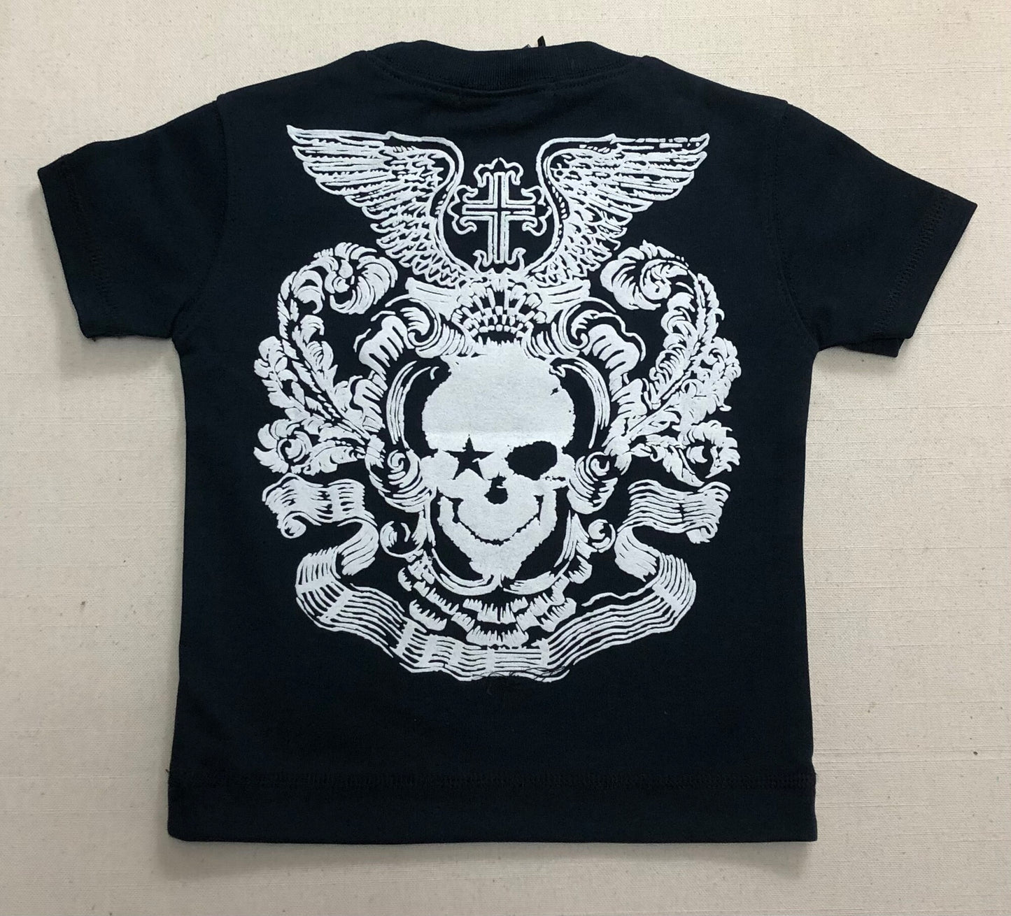Black  Rock Star Baby Tee, 6-12M