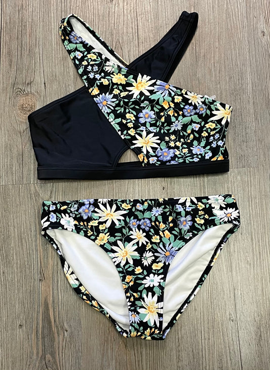 Floral  Abercrombie Bathing Suit, 13-14Y