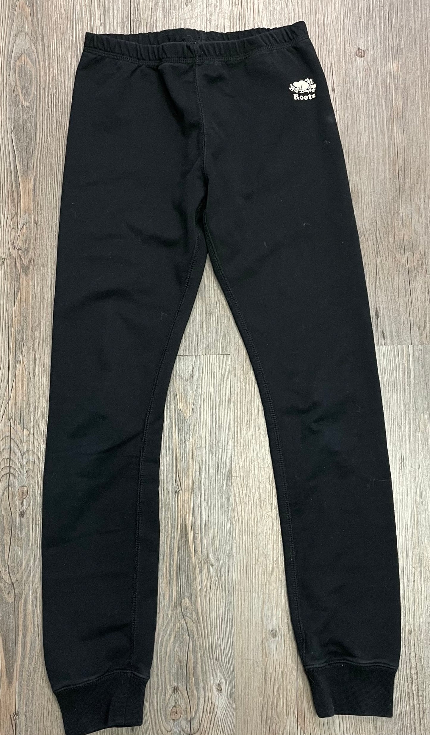 Black  Roots Cozy Fleece Legging, 11-12Y