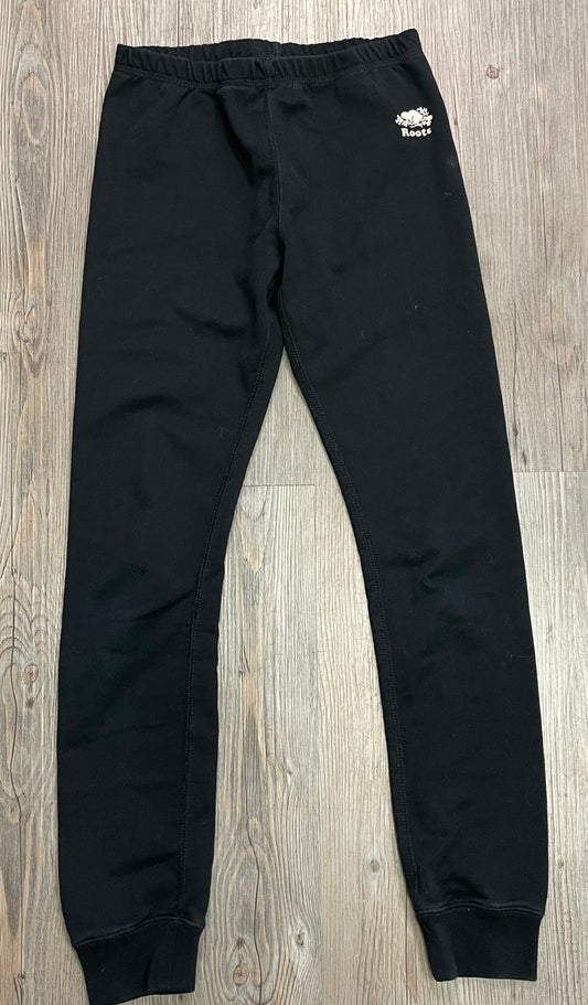 Black  Roots Cozy Fleece Legging, 11-12Y