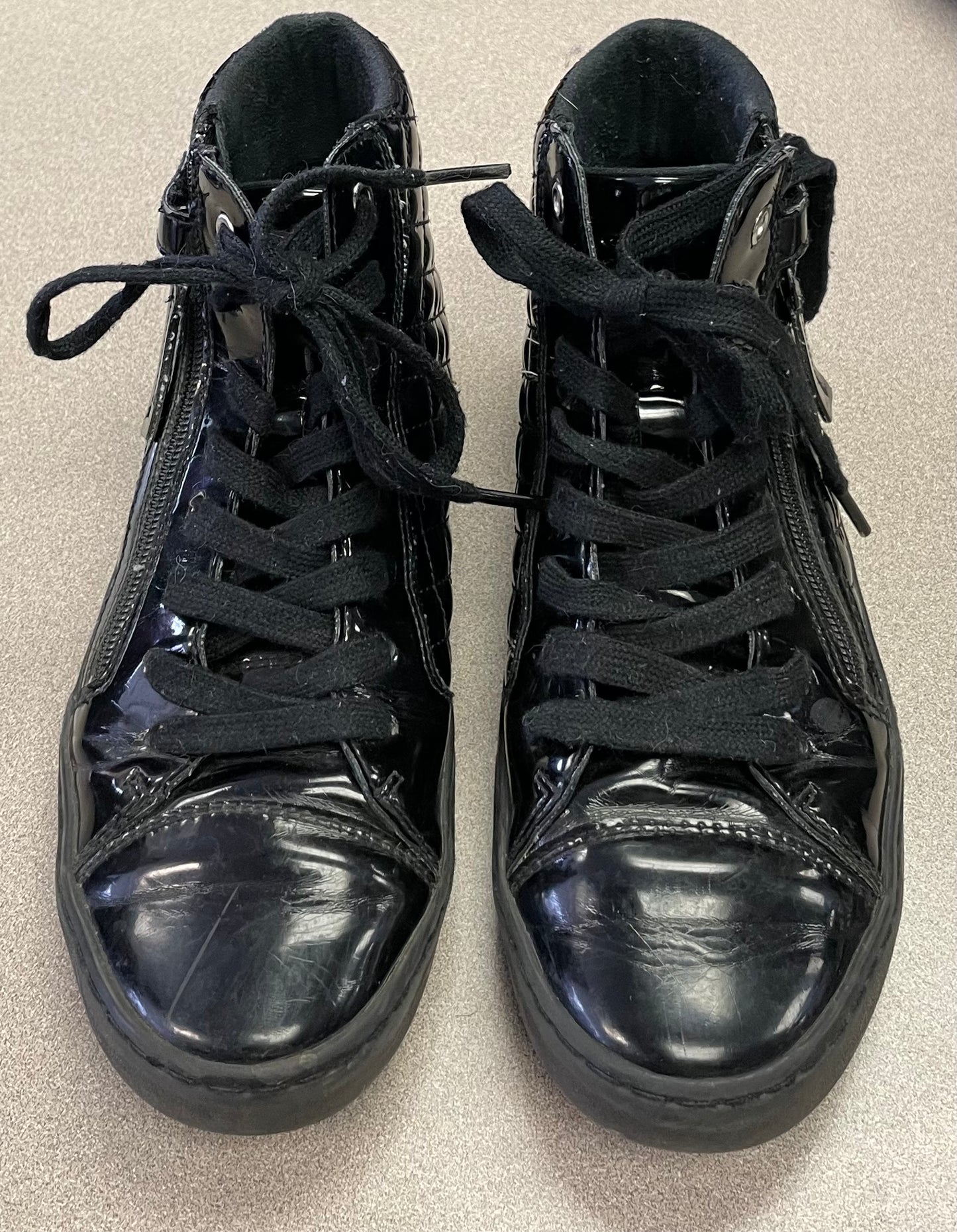 Black  Geox Hightop Shoes, 4Y