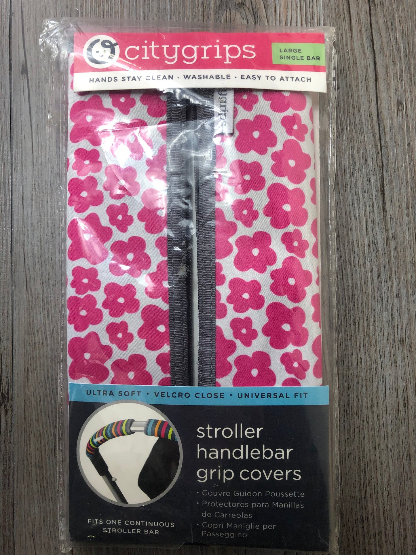 Floral  Citygrips Stroller Handle, Large/sing