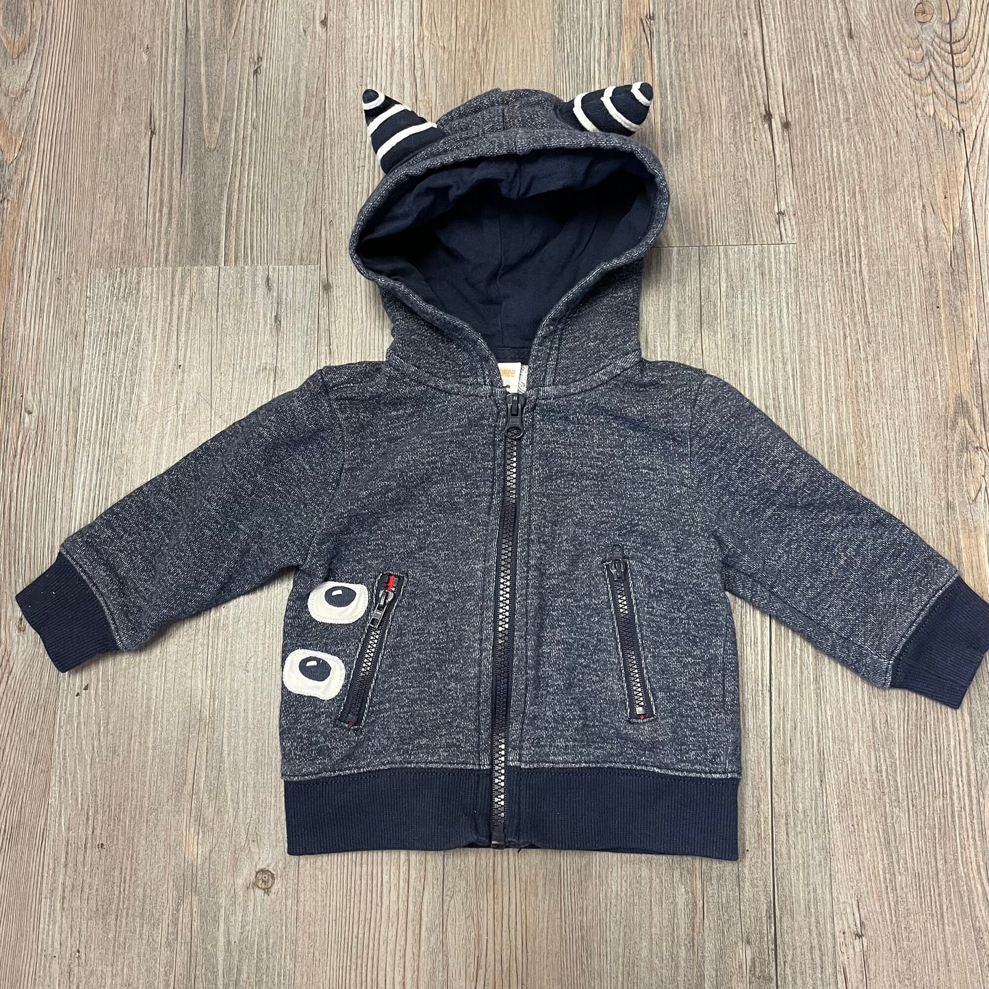 Navy  Gymboree Zip Hoodie, 6-12M