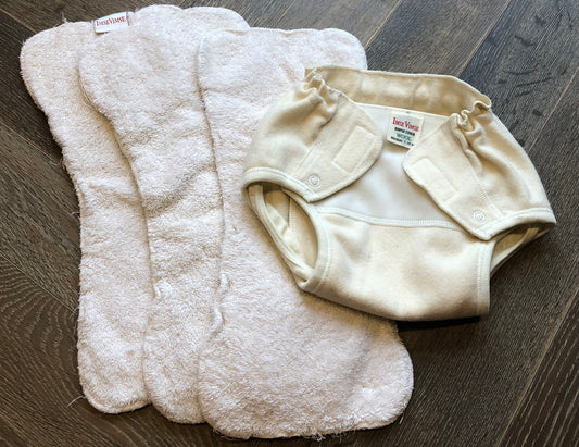 Beige  Imse Vimse Diaper Cover, Medium