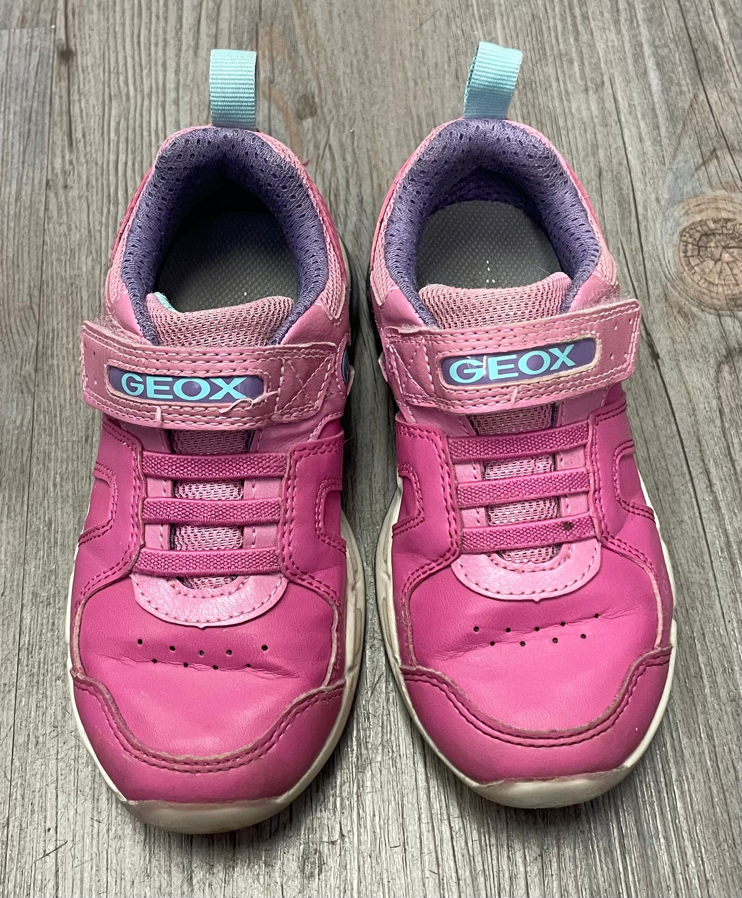 Pink  Geox Velcro Shoes, 10.5T