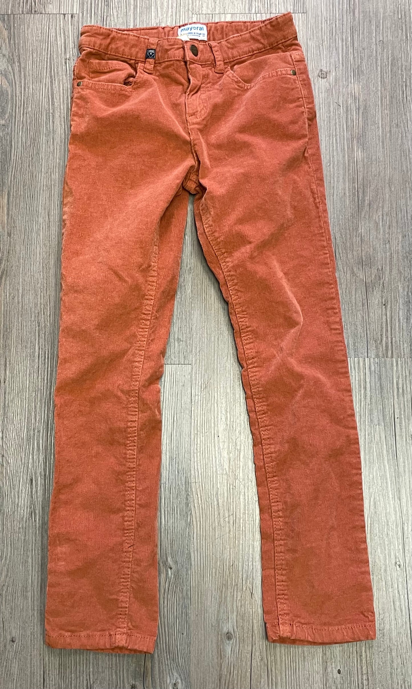 Rust  Mayoral Corduroy Pants, 8Y