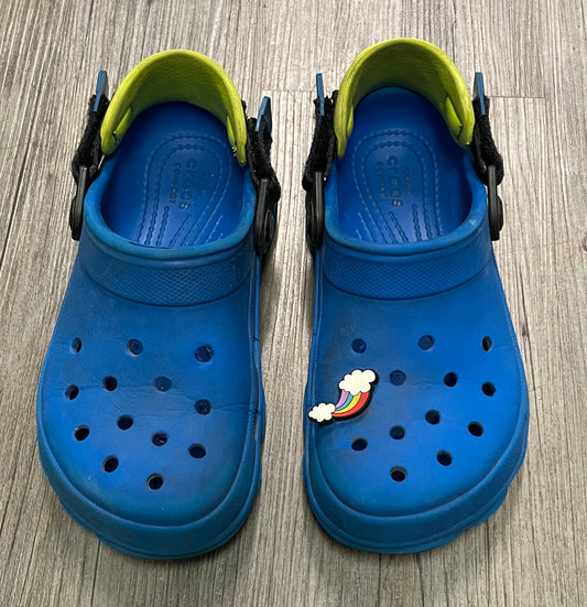 Blue  Crocs Clogs, 1Y