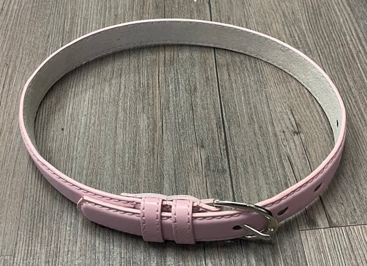 Pink  Pink Leather  Belt, Toddler