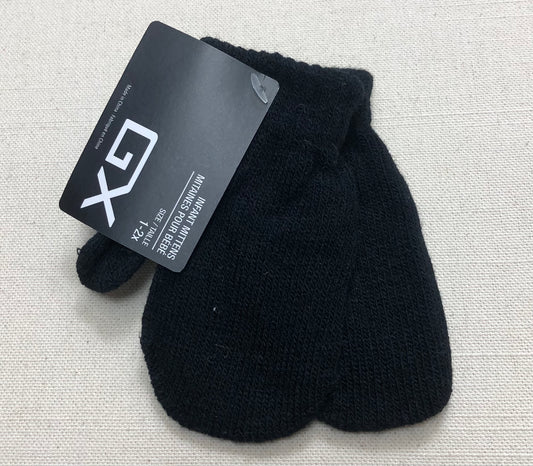 Black  GX Toddler Mitten, 2-3Y