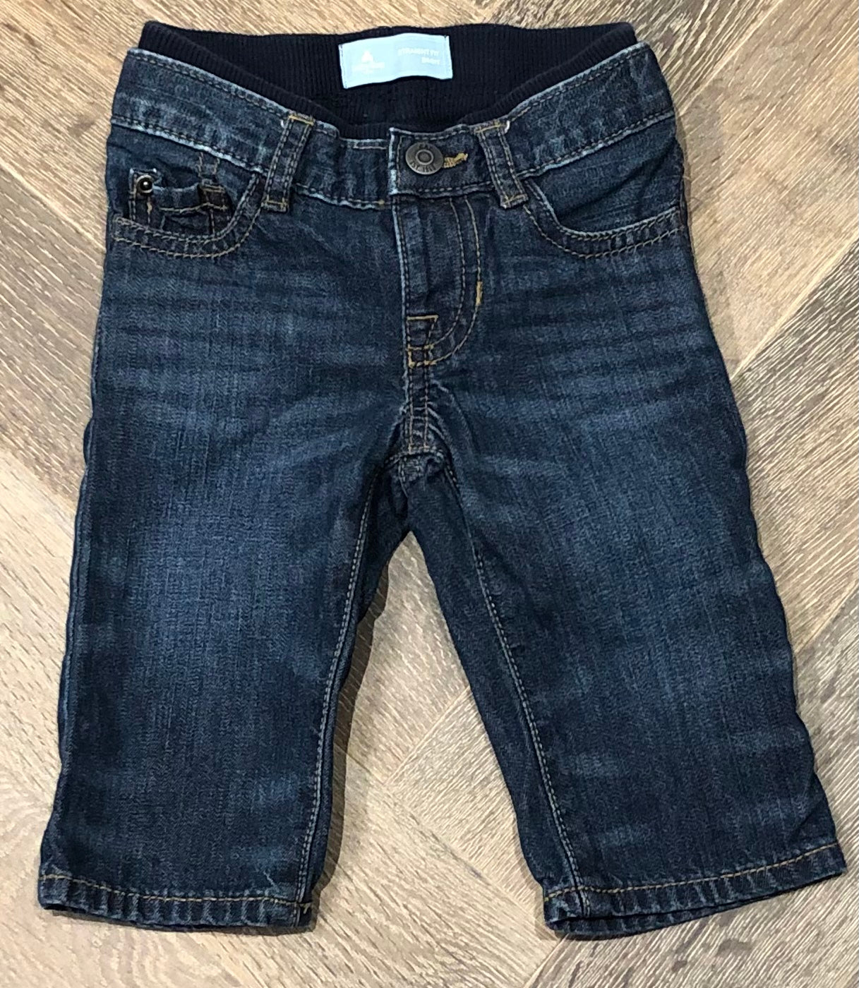 Blue  Gap Jeans Straight Fit, 6-12M