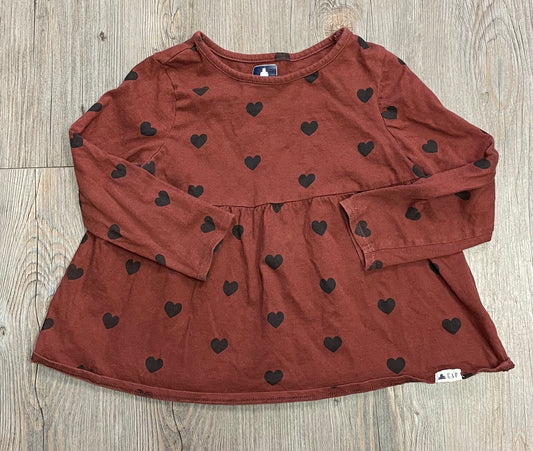 Brown  Gap Tunic Top, 4Y