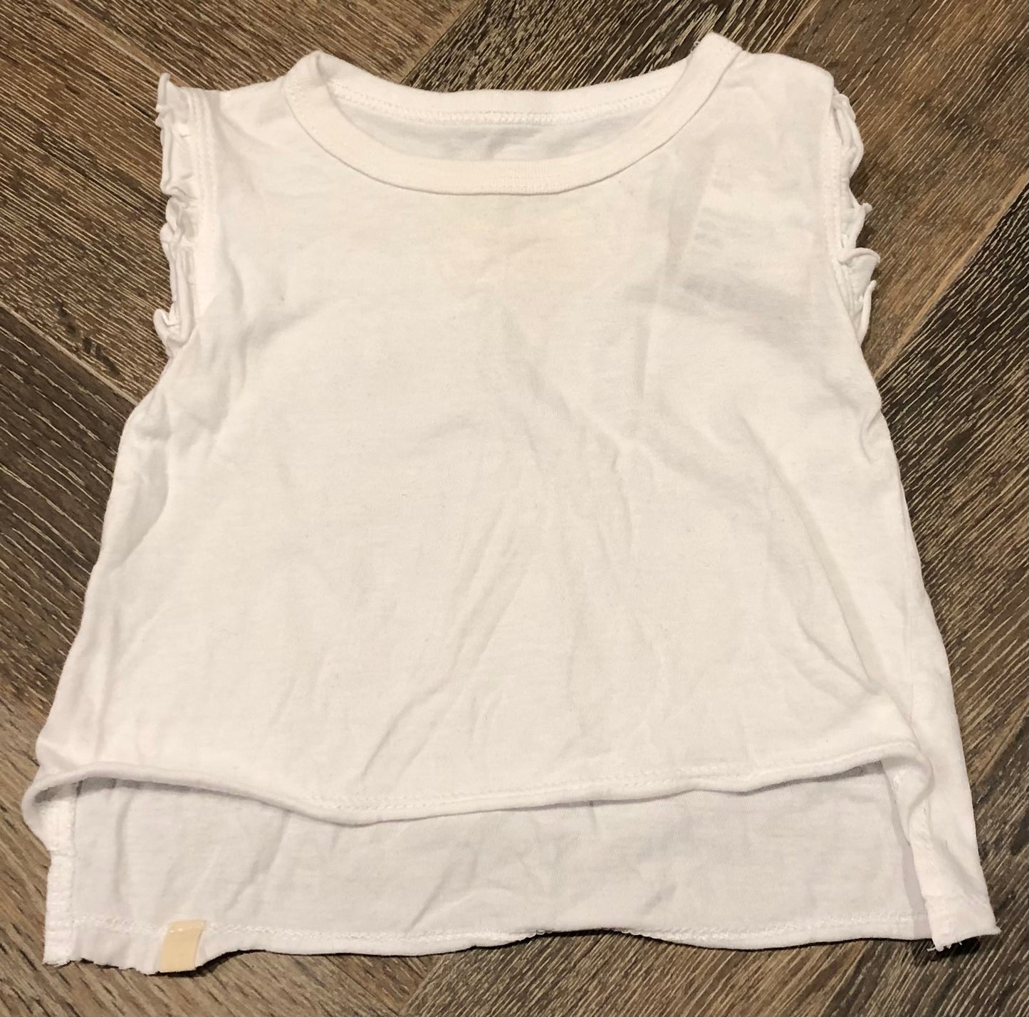 White  Mini Mioche Top, 3-6M