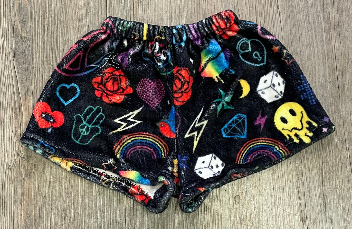 Multi  Fuzzies Shorts, 4-5Y