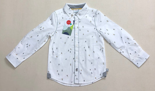 White  Boboli Shirt, 4Y