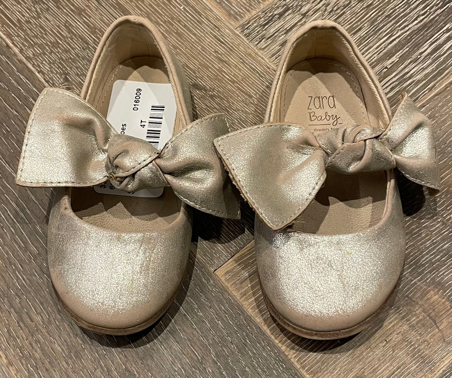 Silver  Zara Shoes, 4T