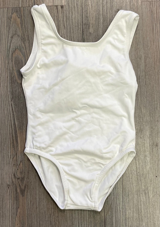 White  Mondor Leotard, 2-4Y
