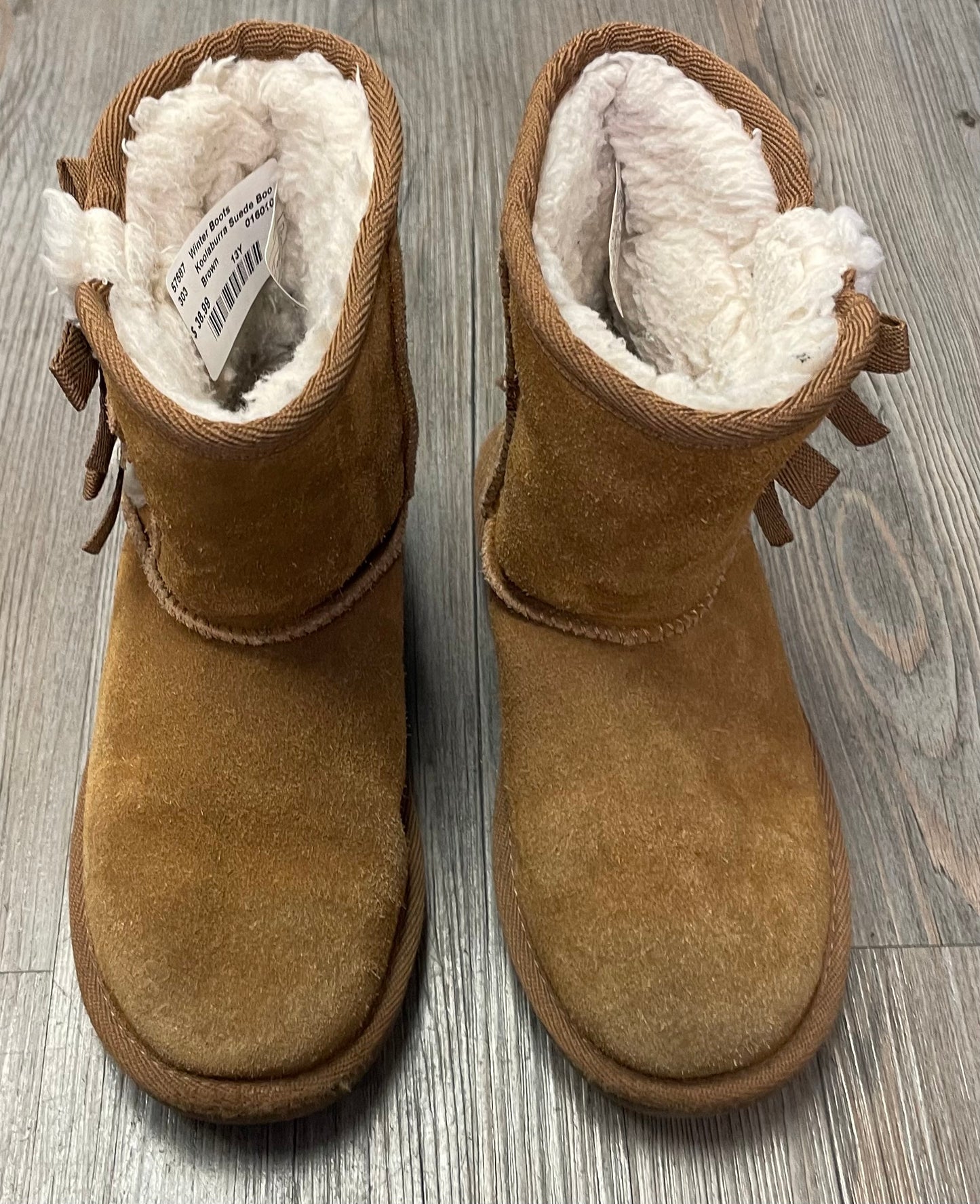 Brown  Koolaburra Suede Boots, 13Y