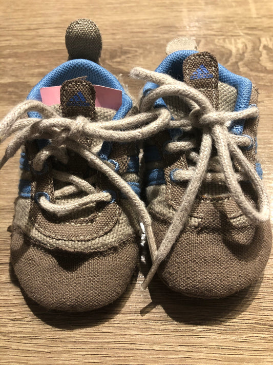 Biege/bl  Adidas Infant Shoes, 1T