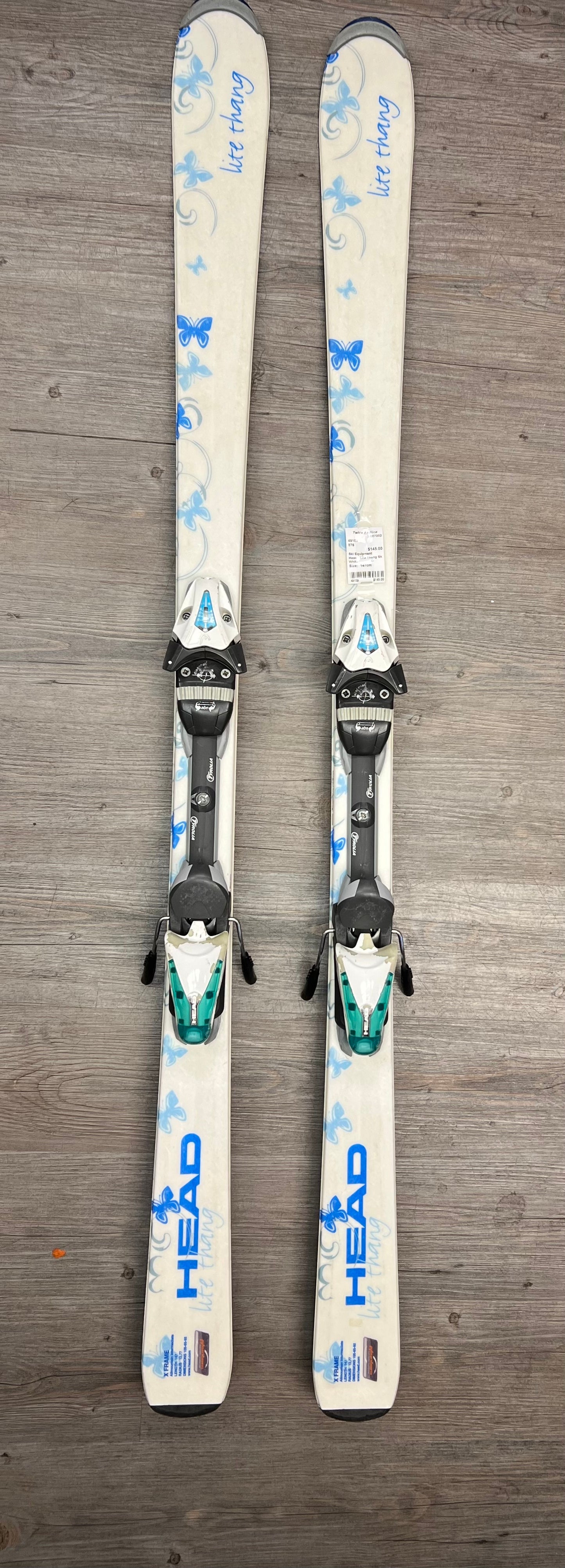 White  Head - Lite Thang Skis, 147cm
