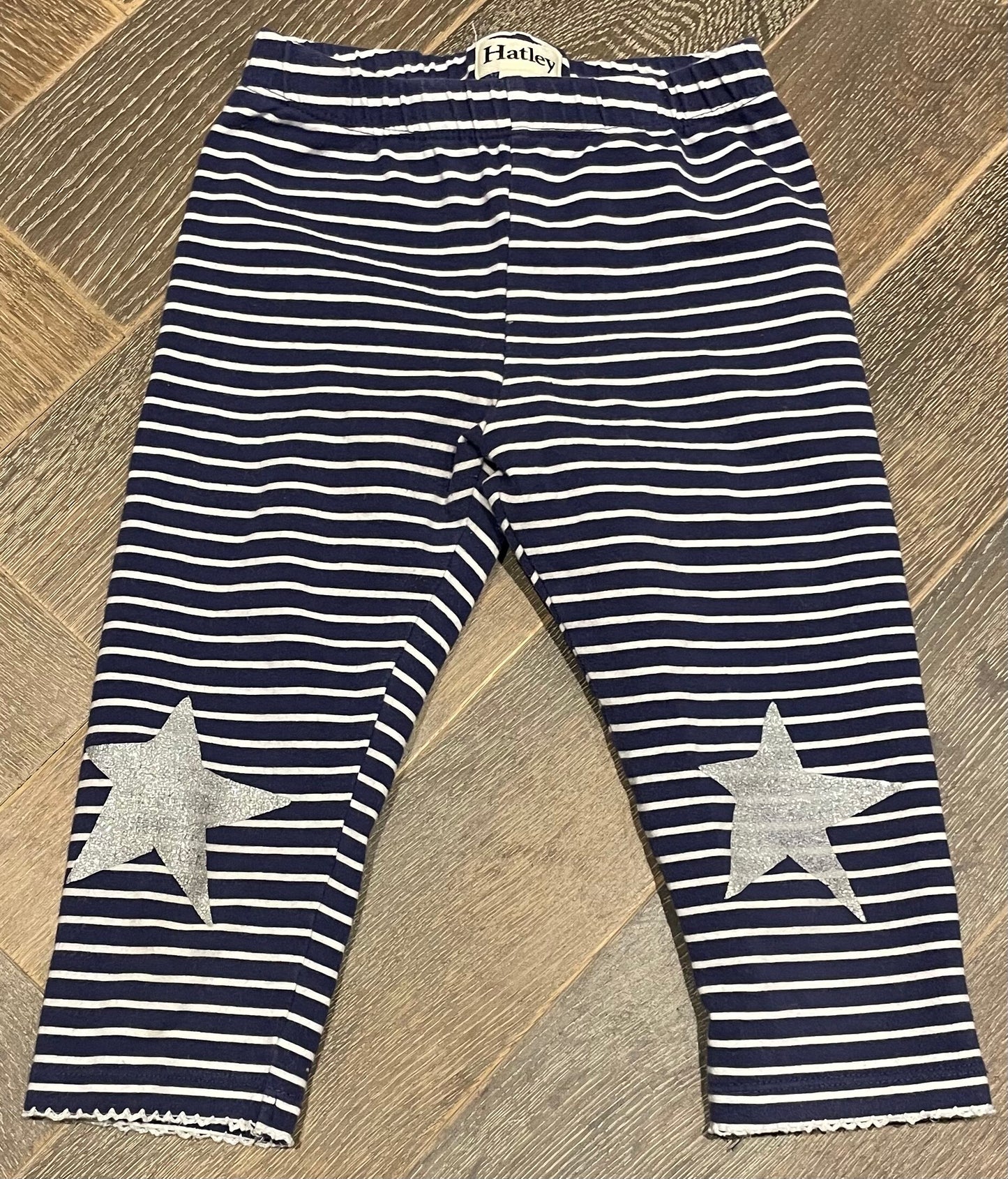 Blue  Hatley Capri  Legging, 4Y