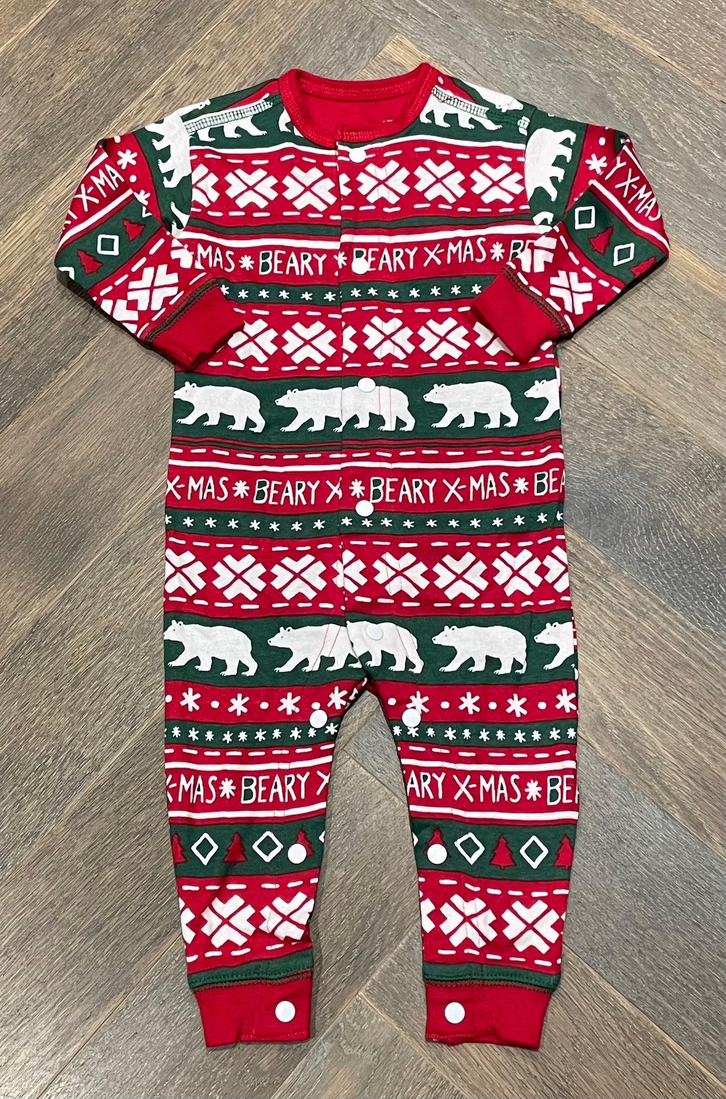 Multi  Hatley Pj Onesie, 3-6M