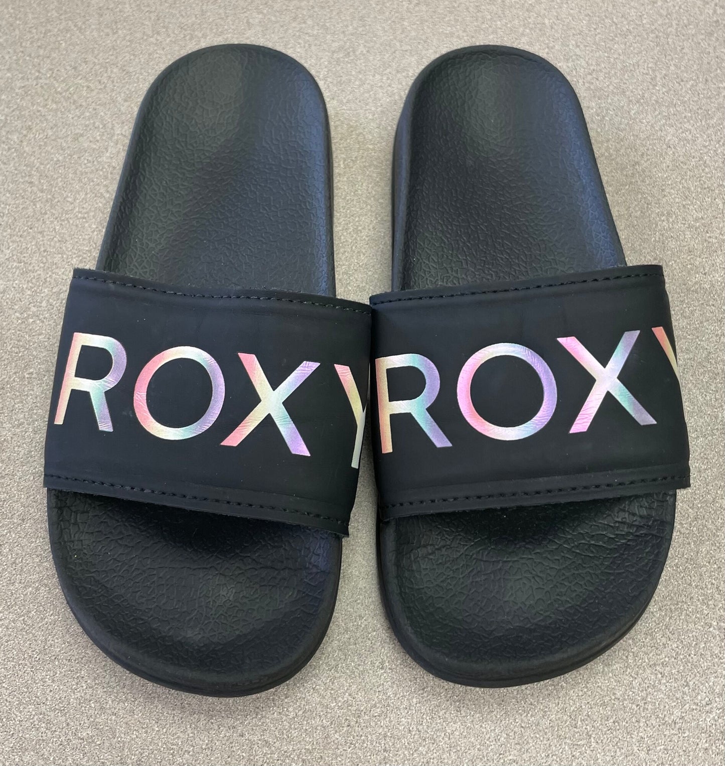 Black  Roxy Slides, 3Y