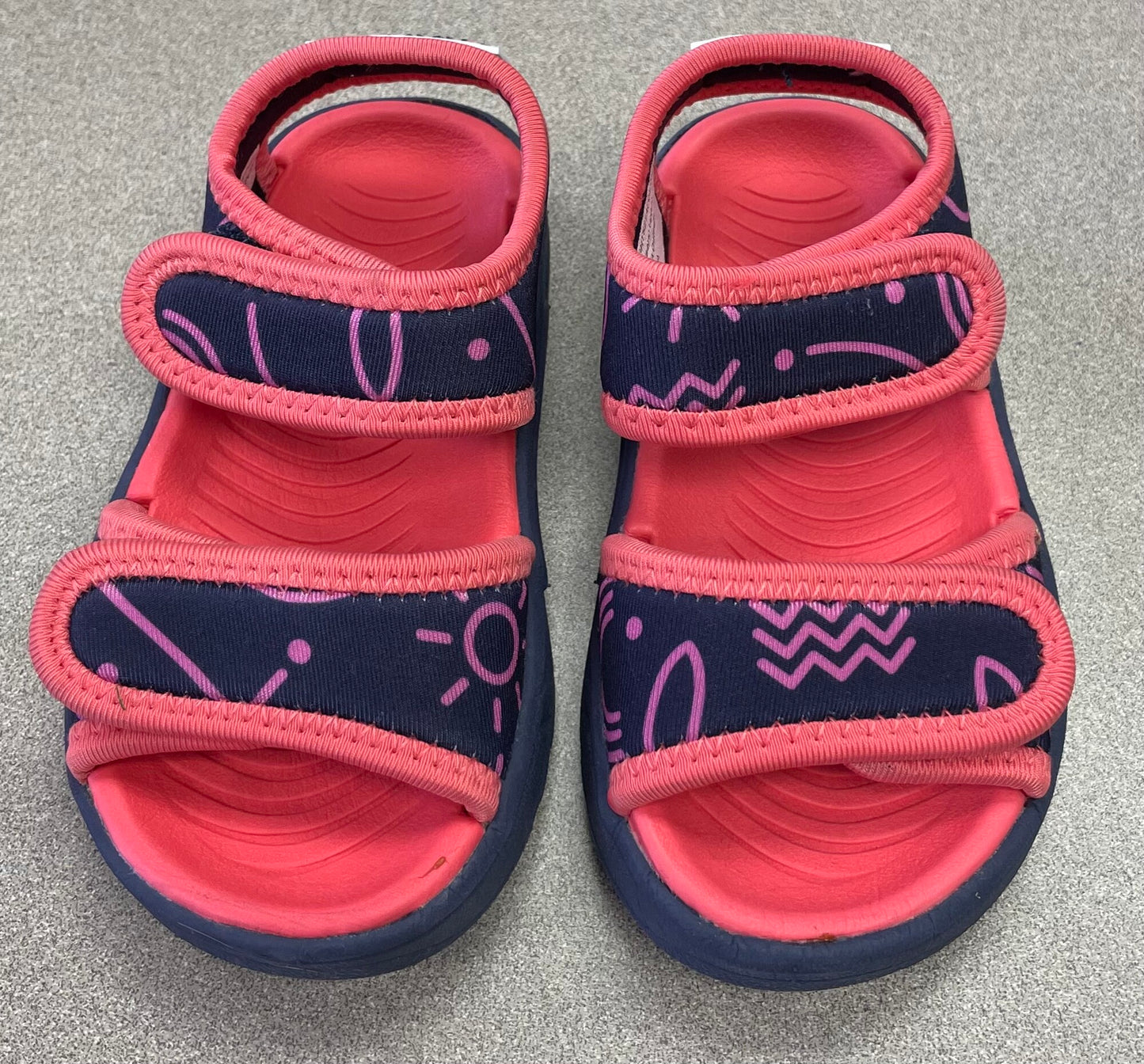 Blue  Minnow Brighton Sandals, 6T