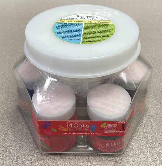 Multi  4 Cats Acrylic Paint, NEW