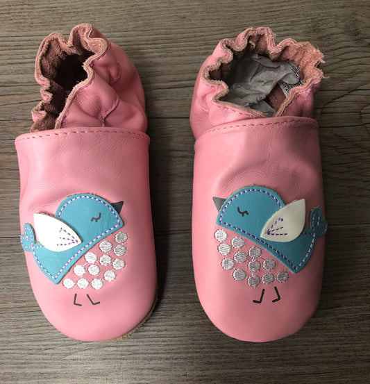 Pink  Robeez Soft Sole Shoes, 18-24M