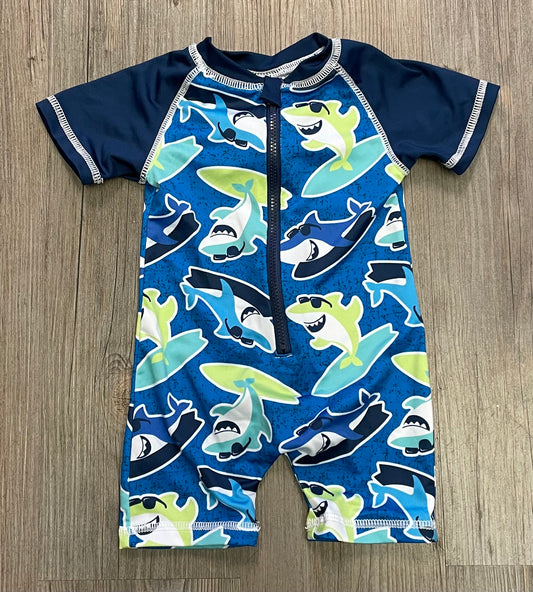 Blue  Sol Swim Swimsuit, 6-9M