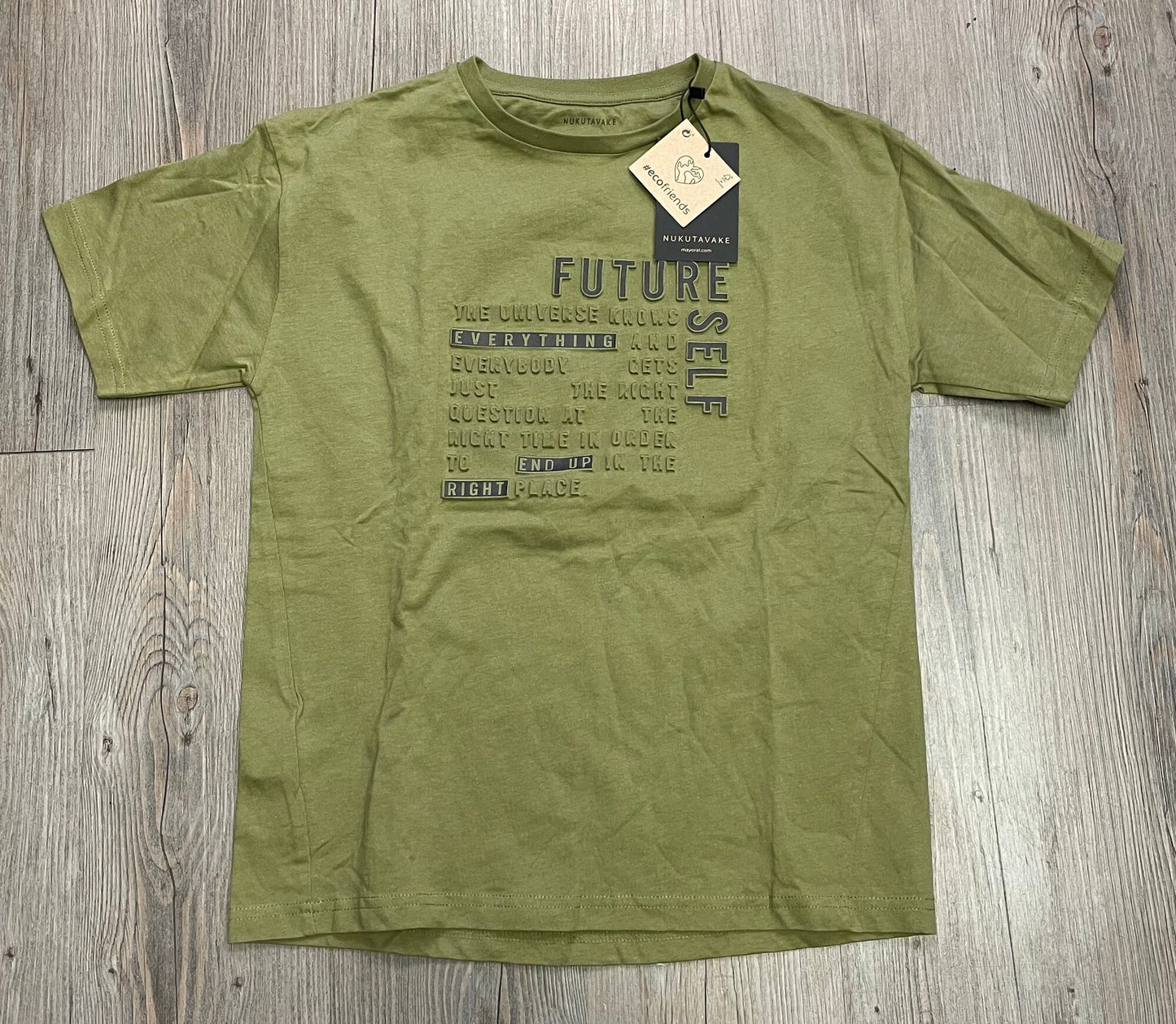 Olive  Nukutavake Tee, 12Y