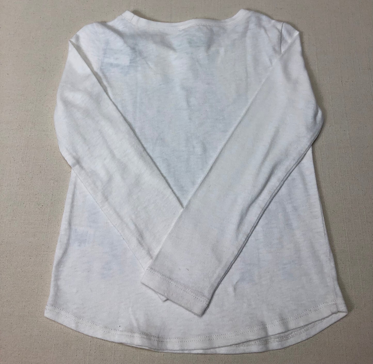 Cream  Crewcuts T Shirt LS, 4-5Y