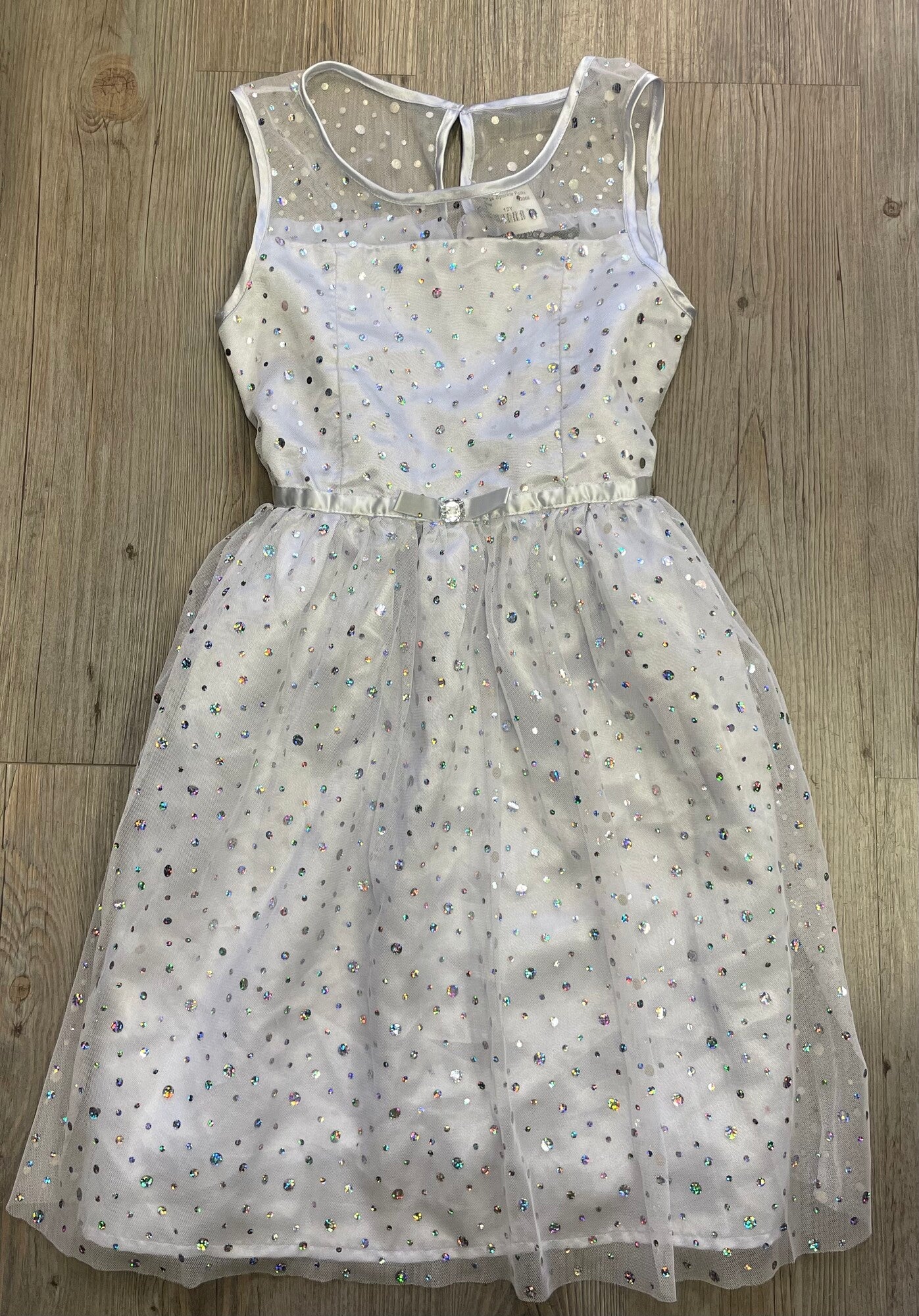Silver  George Sparkle Polka Dot, 12Y