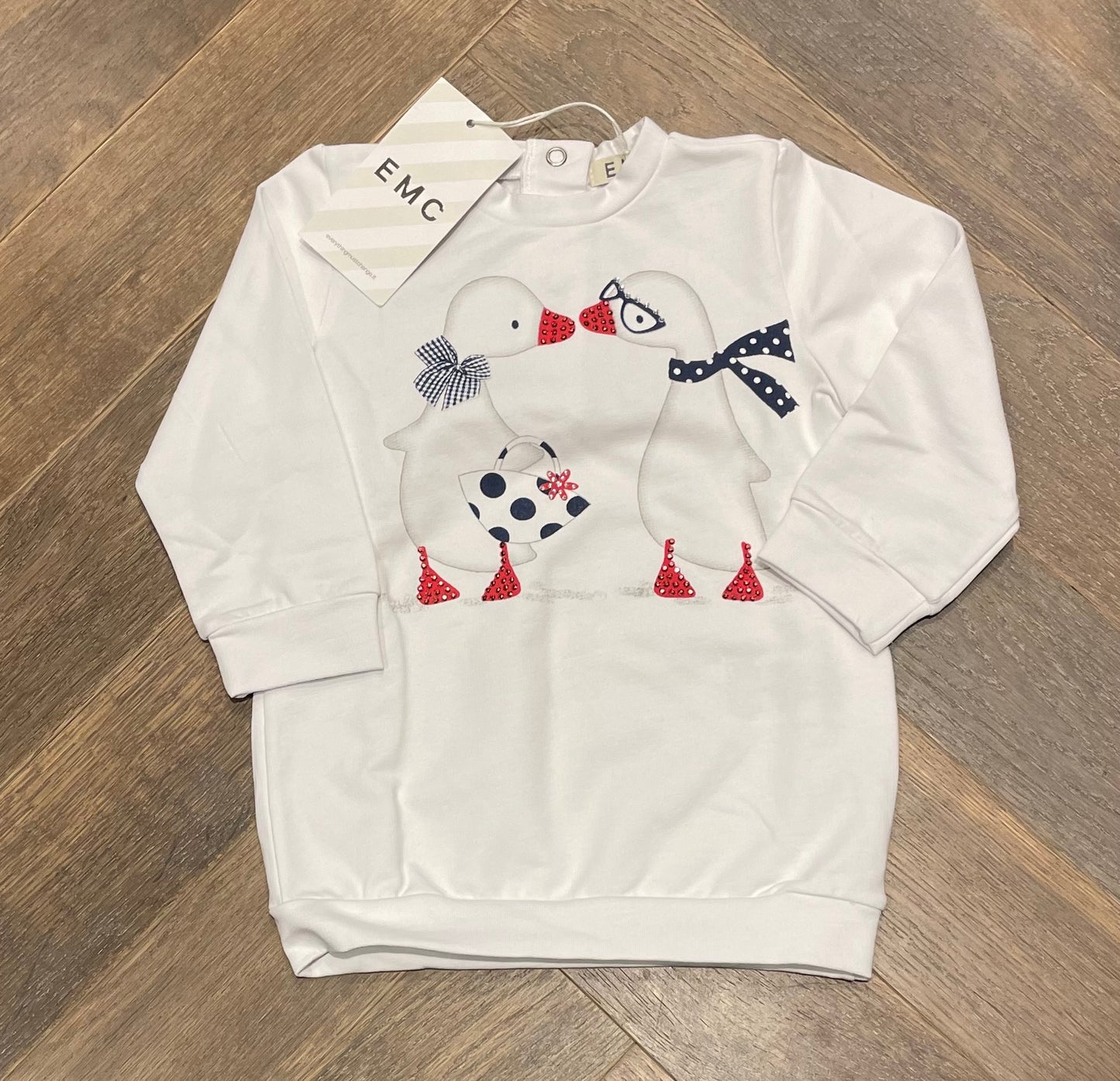 White  EMC Sweatshirt, 9-12M