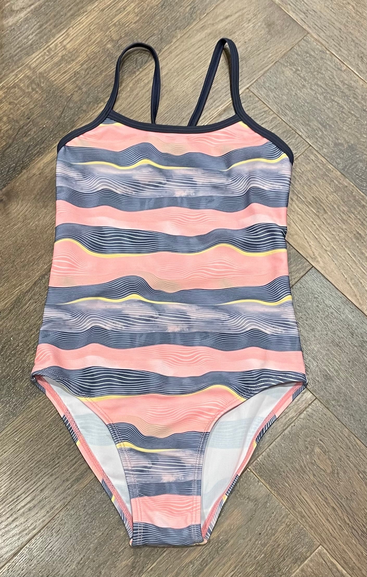 Multi  Color Kids Bathing Suit, 6Y