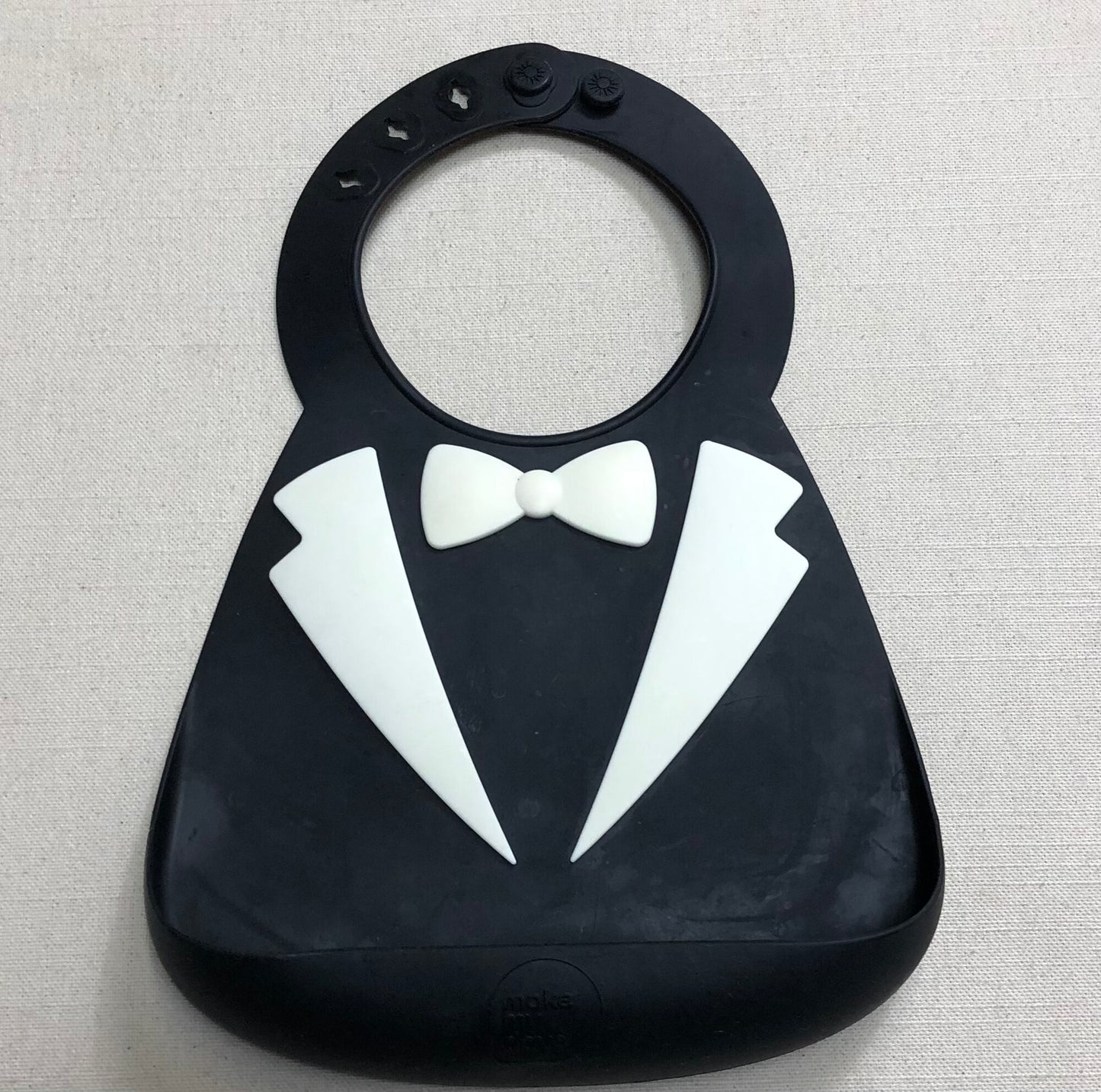 Black  Make My Day Bib, None