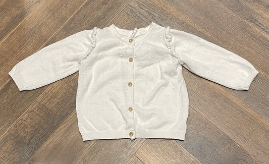 White  H&M Cardigan, 9M