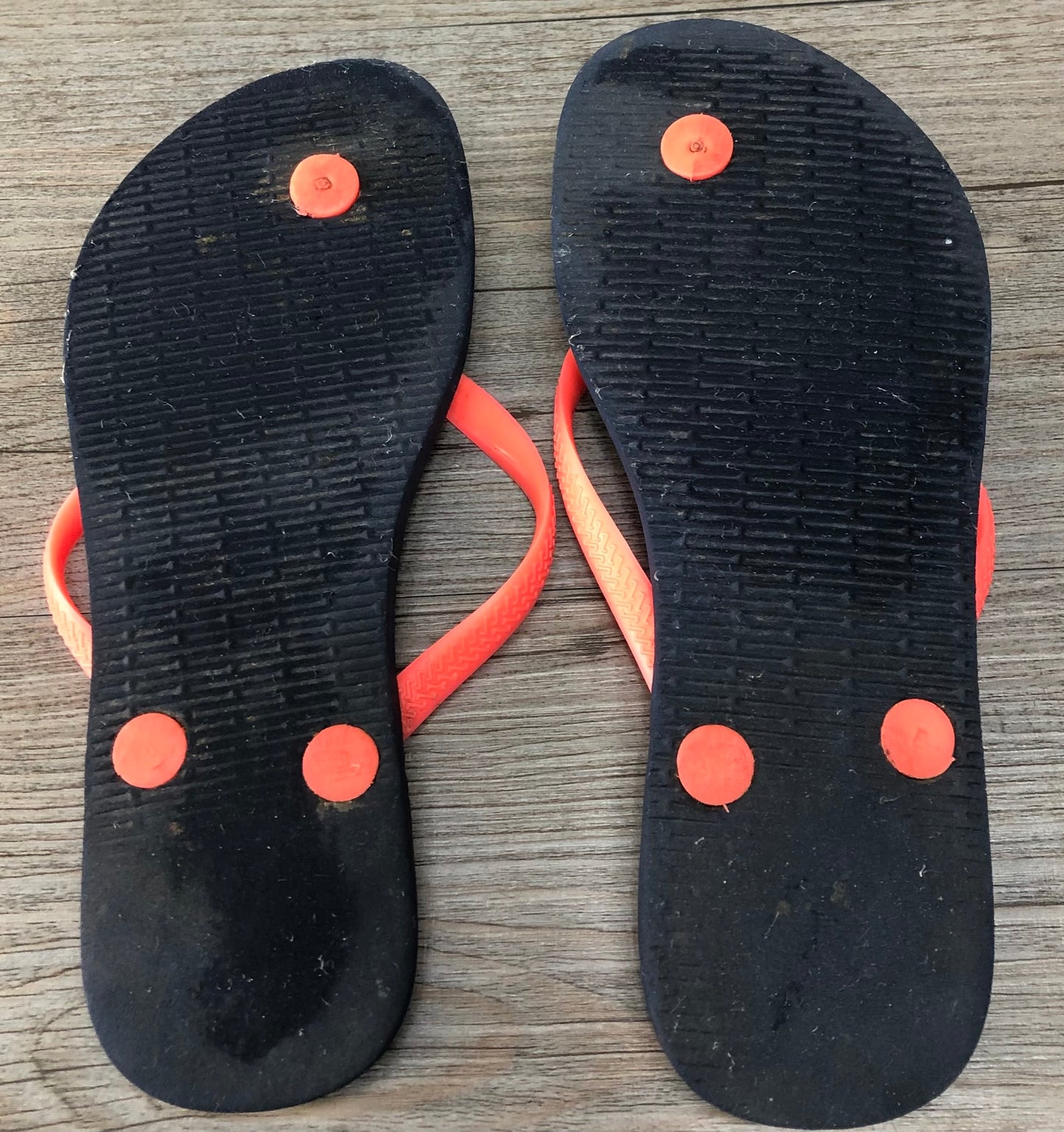 Black  Havaianas Flip Flop, 1-2Y