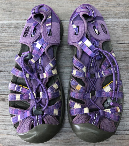 Purple  Keens Sandals, 4Y