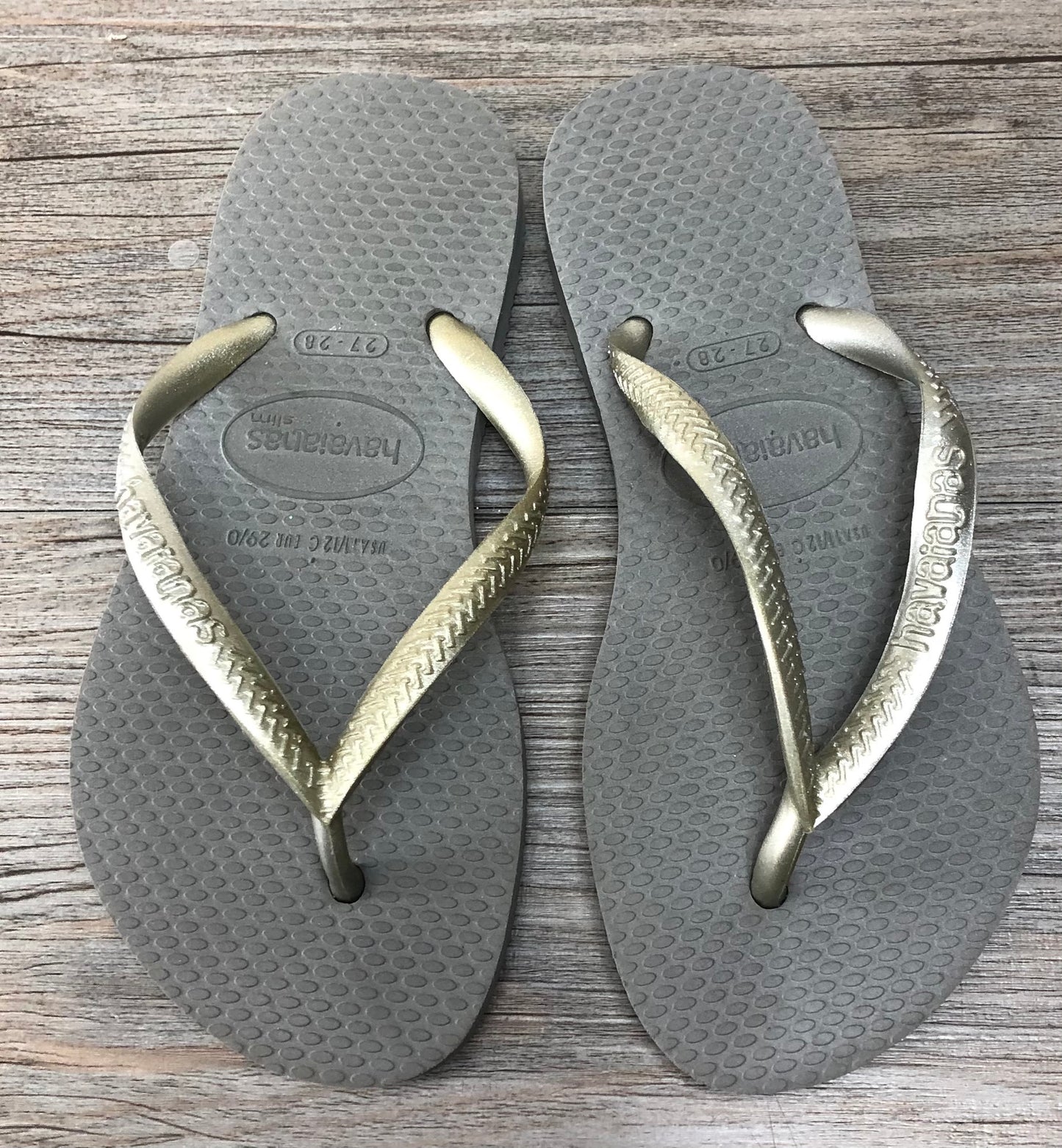 Grey  Havaianas, 11-12Y