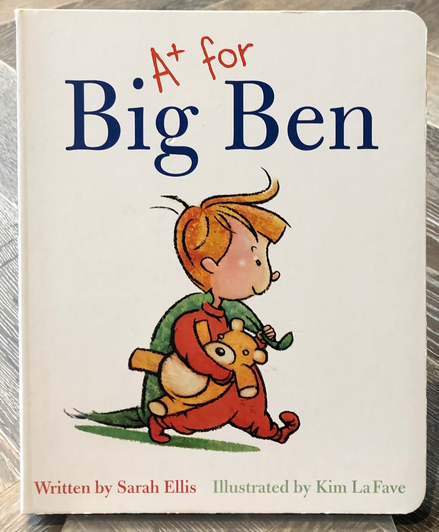 White  A+ For Big Ben, Boardbook