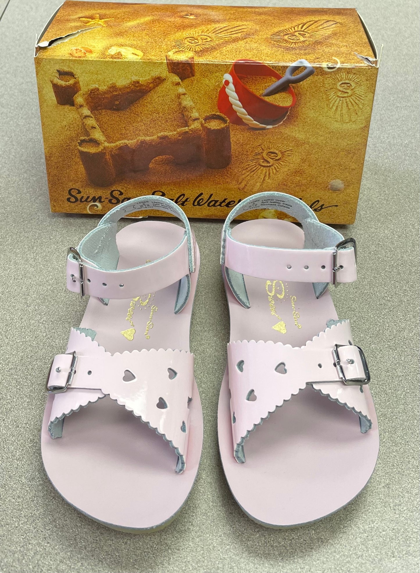 Pink  Salt Water Sandals, 8T