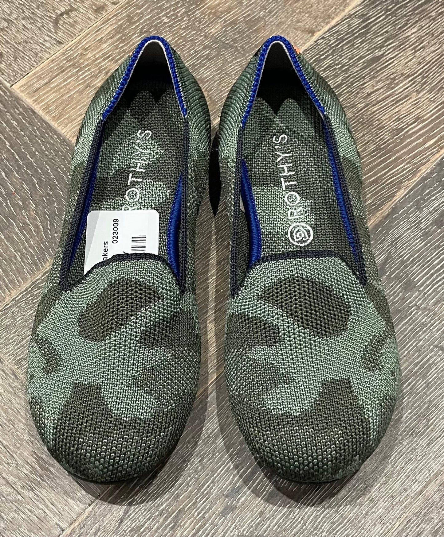 Green  Rothys Slip On Shoe, 12Y