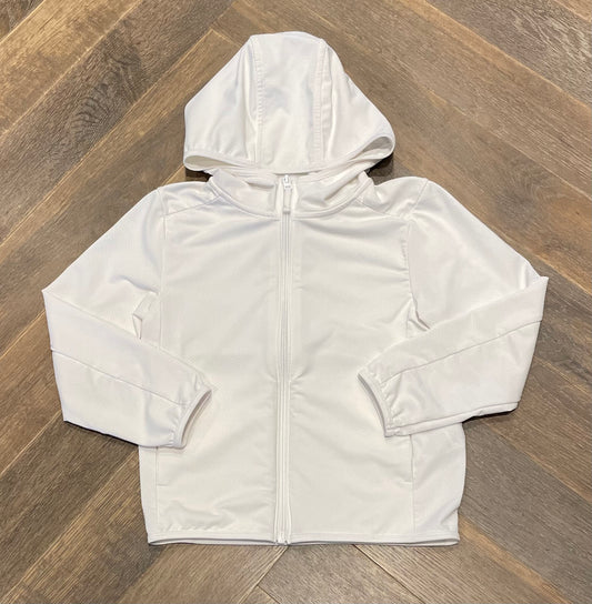White  Uniqlo Active Jacket, 3-4Y