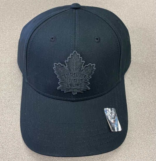 Black  Maple Leafs Baseball Cap, One Size