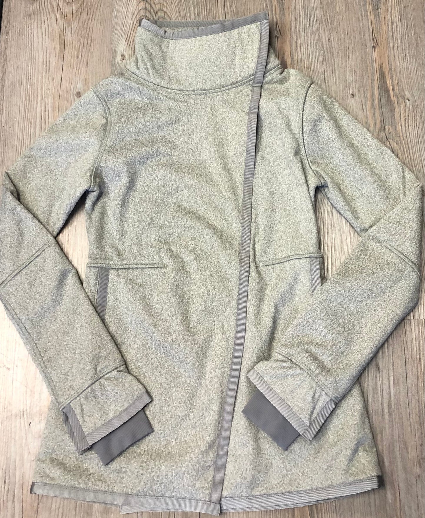 Grey  Ivviva Fleece Lined Jacke, 7Y